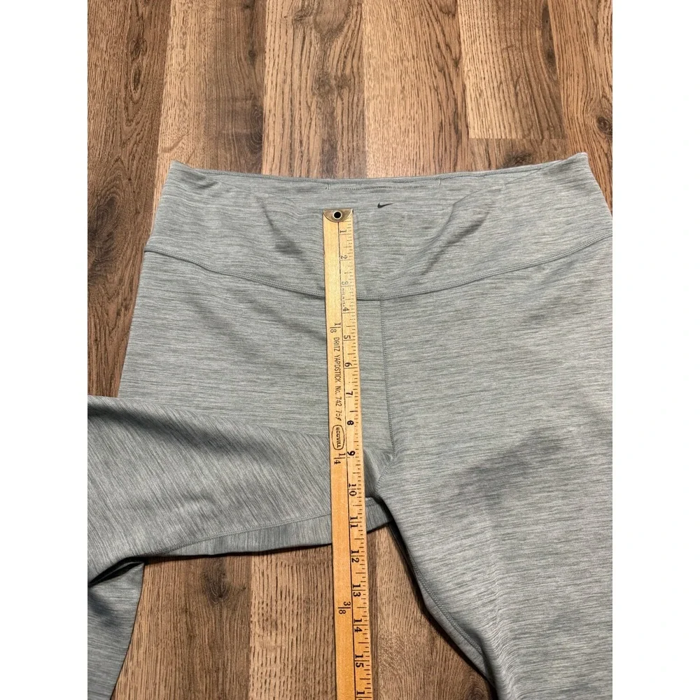 Nike Leggings Womens XXL Gray Adult Dri-Fit Space Dye Activewear Excellent - Picture 6 of 8